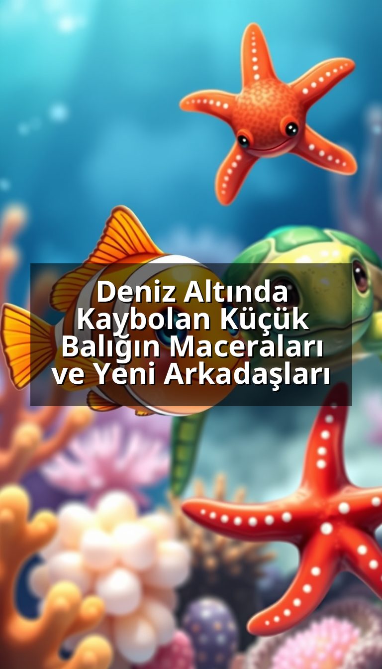 Deniz Altında Kaybolan Küçük Balığın Maceraları ve Yeni Arkadaşları