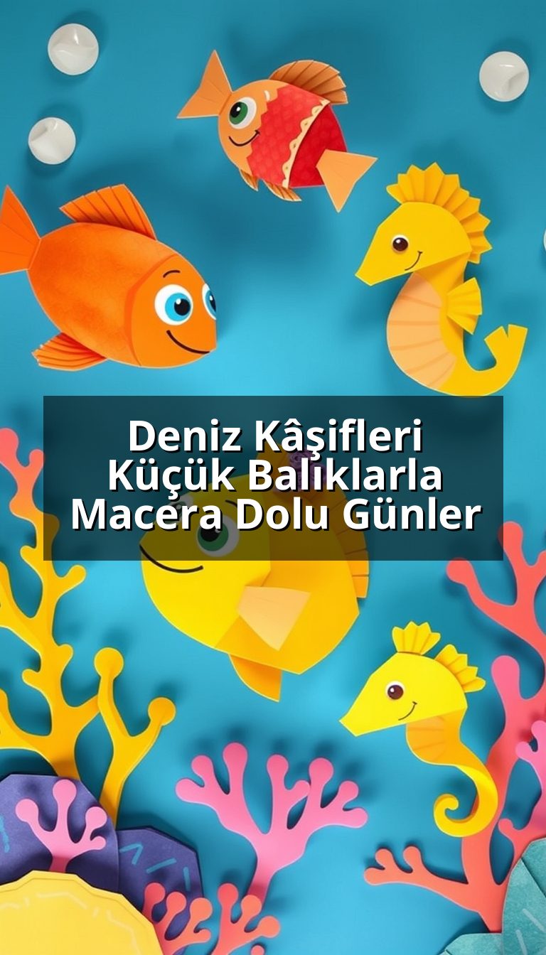 Deniz Kâşifleri Küçük Balıklarla Macera Dolu Günler