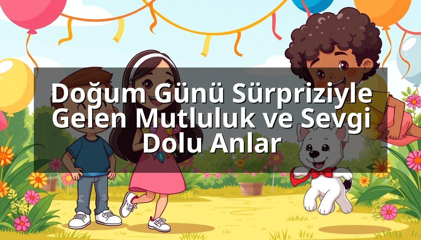 Doğum Günü Sürpriziyle Gelen Mutluluk ve Sevgi Dolu Anlar