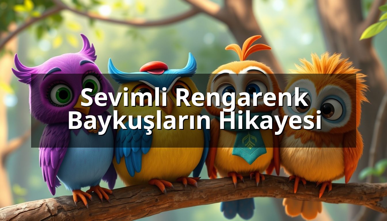 Sevimli Rengarenk Baykuşların Hikayesi