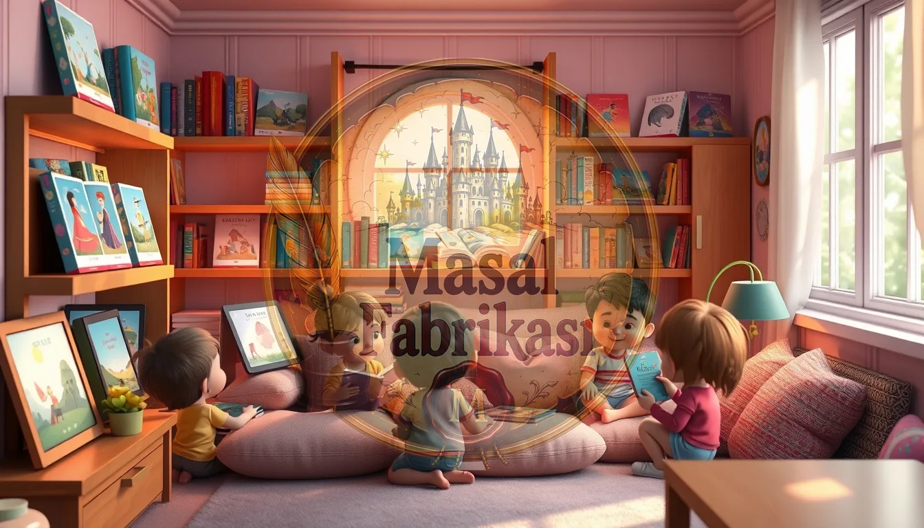 Çocuk Masalları için Etkileyici PDF ve Kindle E-Kitap Tasarımında Yaratıcı Dijital Araçlar